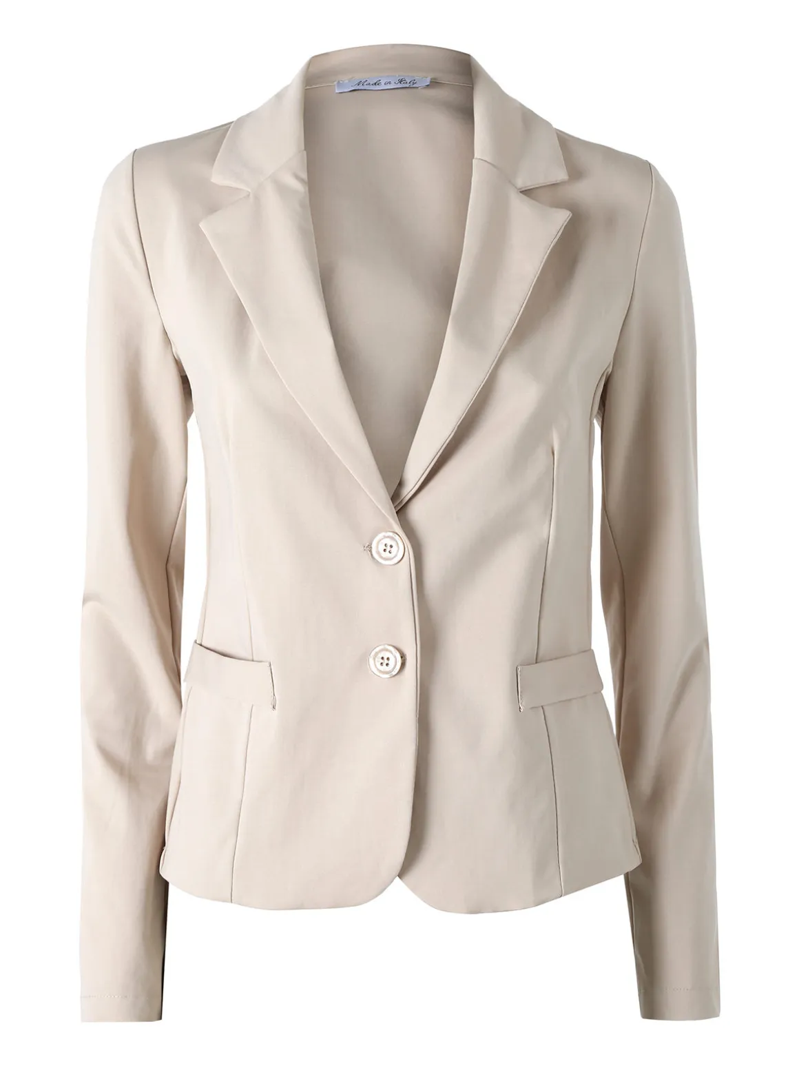 Solada Blazer donna con bottoni - beige
