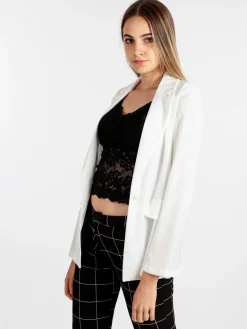 Solada Blazer donna effetto raso