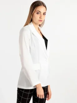 Solada Blazer donna effetto raso