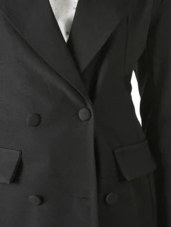 Solada Blazer donna elegante a doppiopetto - nero