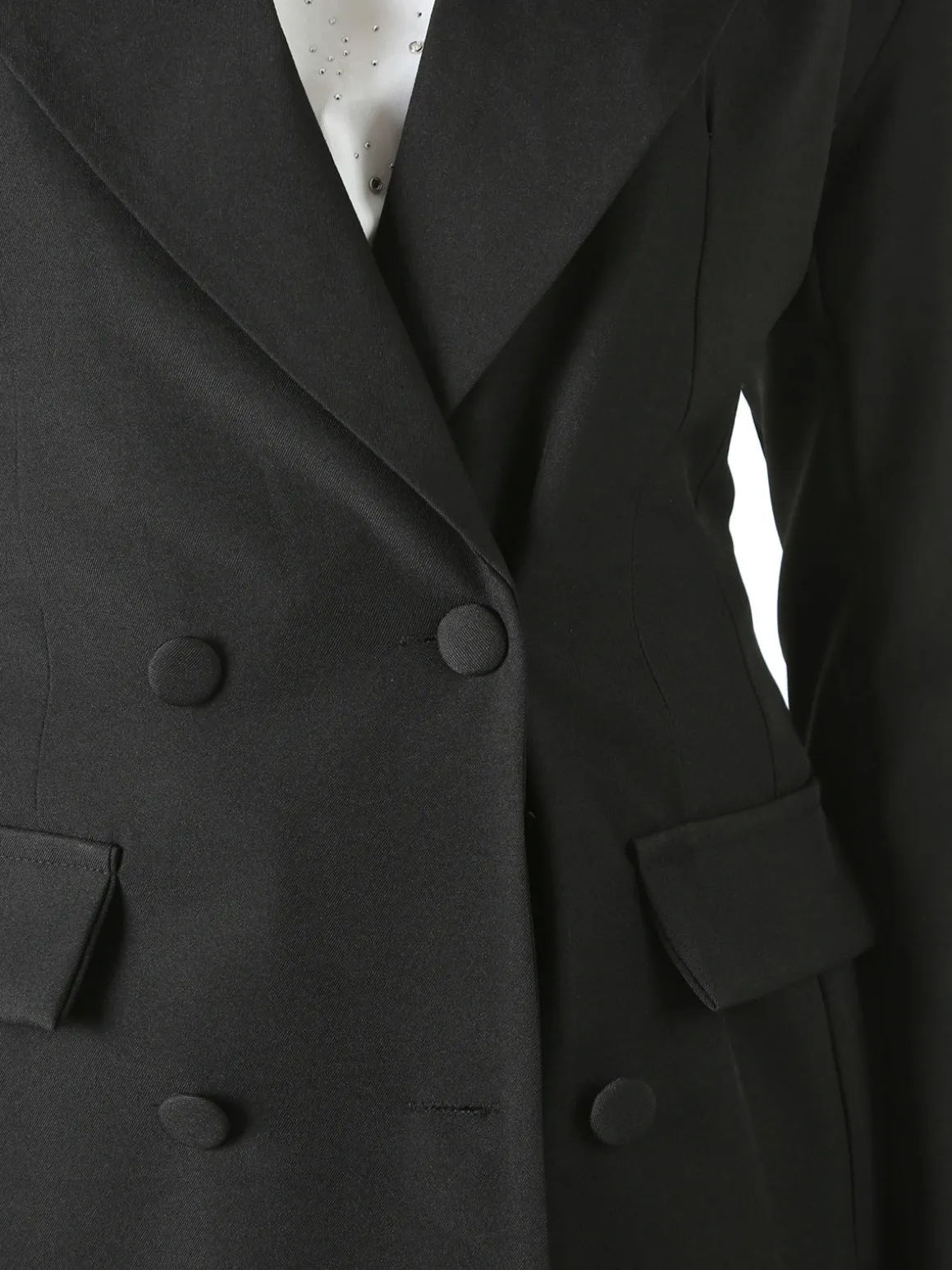 Solada Blazer donna elegante a doppiopetto - nero