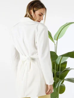 Solada Blazer donna elegante a doppiopetto - bianco