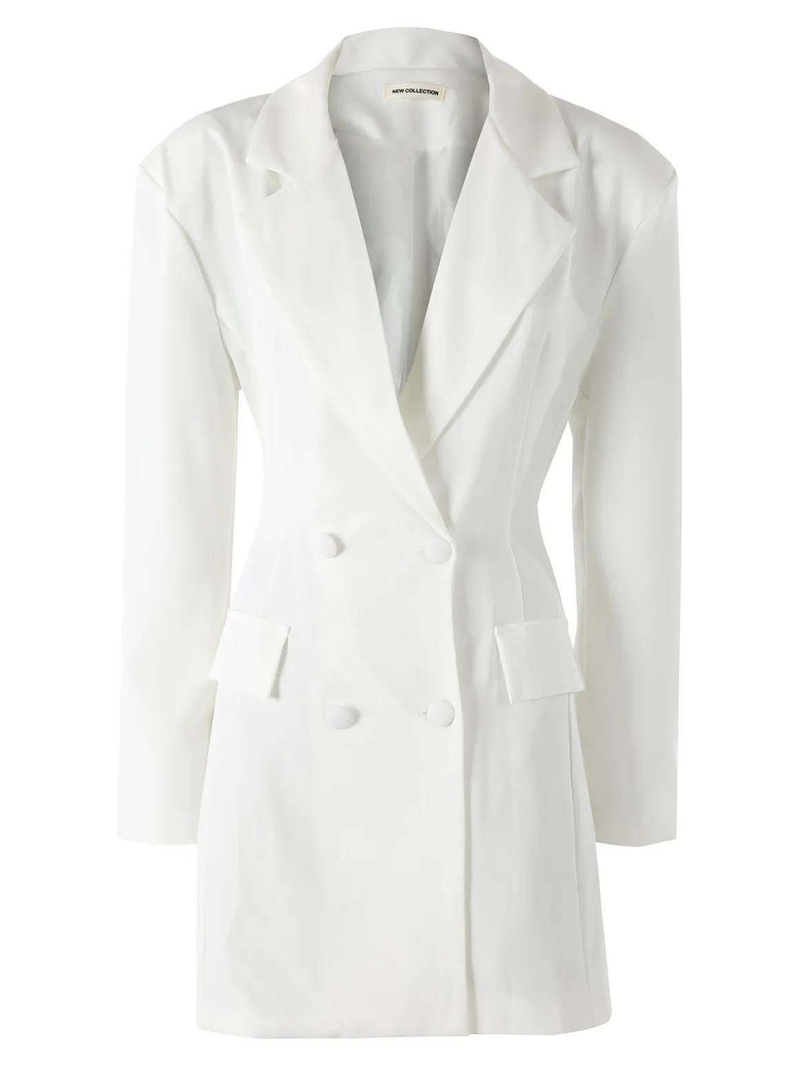 Solada Blazer donna elegante a doppiopetto - bianco