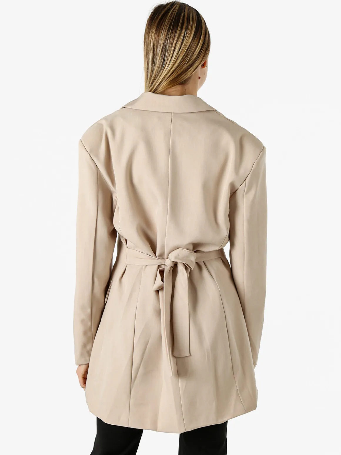 Solada Blazer donna elegante a doppiopetto - beige