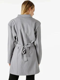 Solada Blazer donna elegante a doppiopetto - grigio