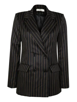 Solada Blazer donna gessato doppiopetto