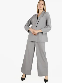 Solada Blazer donna oversize monobottone