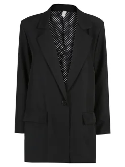 Solada Blazer donna oversize - nero