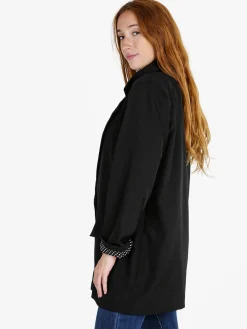 Solada Blazer donna oversize - nero