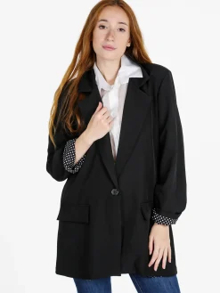 Solada Blazer donna oversize - nero