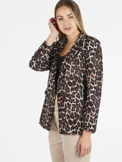 Solada Blazer donna oversize maculato