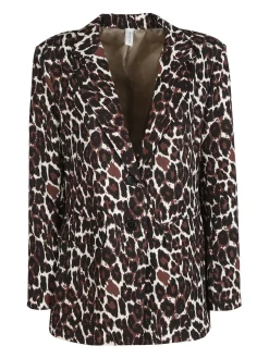 Solada Blazer donna oversize maculato