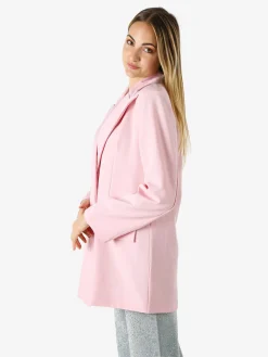Solada Blazer oversize da donna con chiusura a doppiopetto - rosa