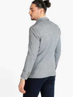 Solada Blazer uomo in misto lino e cotone