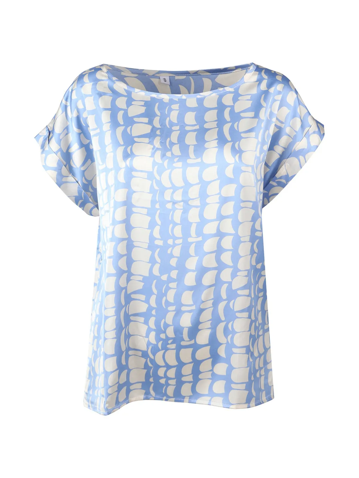 Solada Blusa donna a maniche corte con stampe