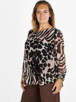 Solada Blusa donna a maniche lunghe - nero
