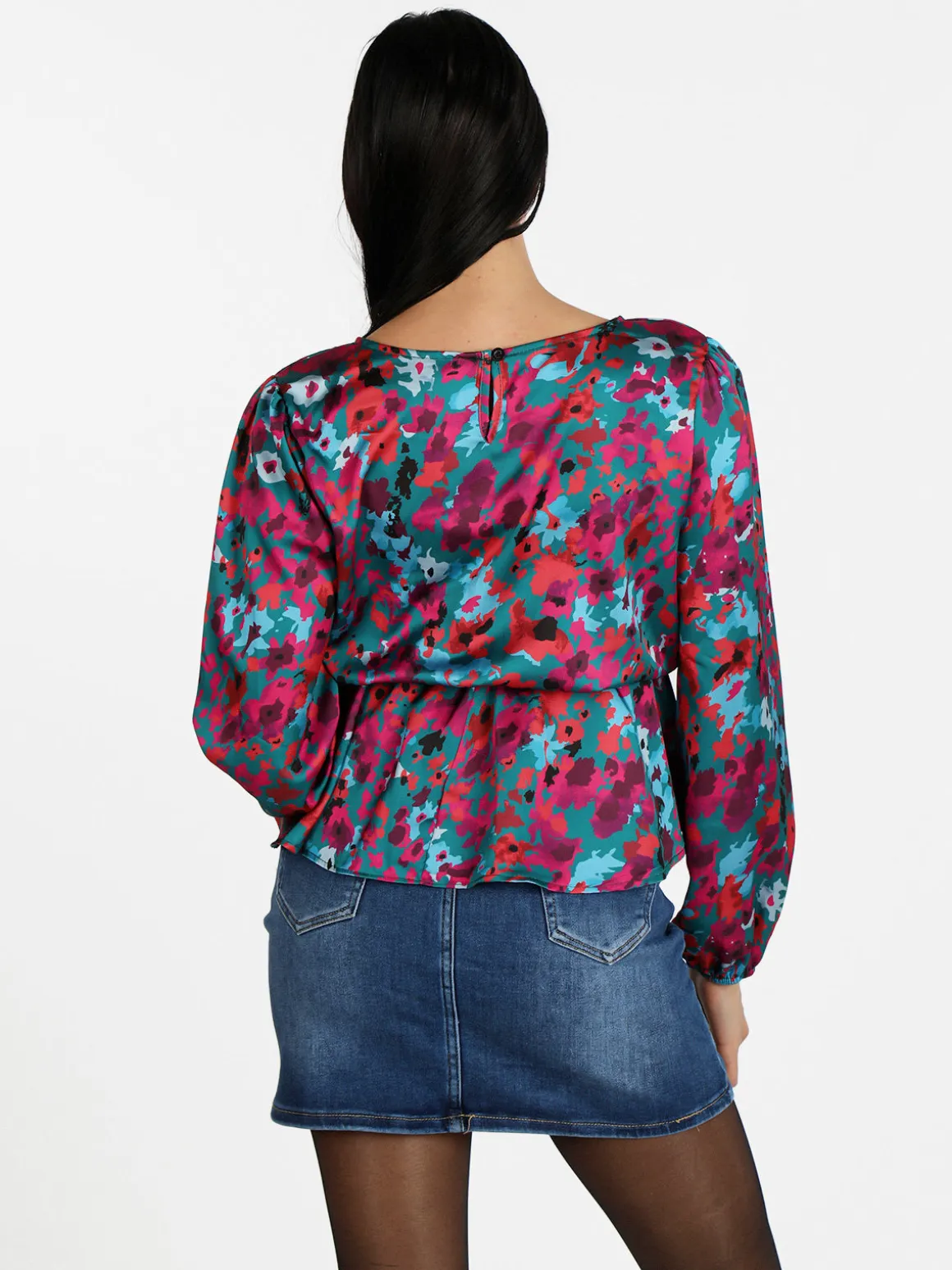 Solada Blusa donna a maniche lunghe con stampa