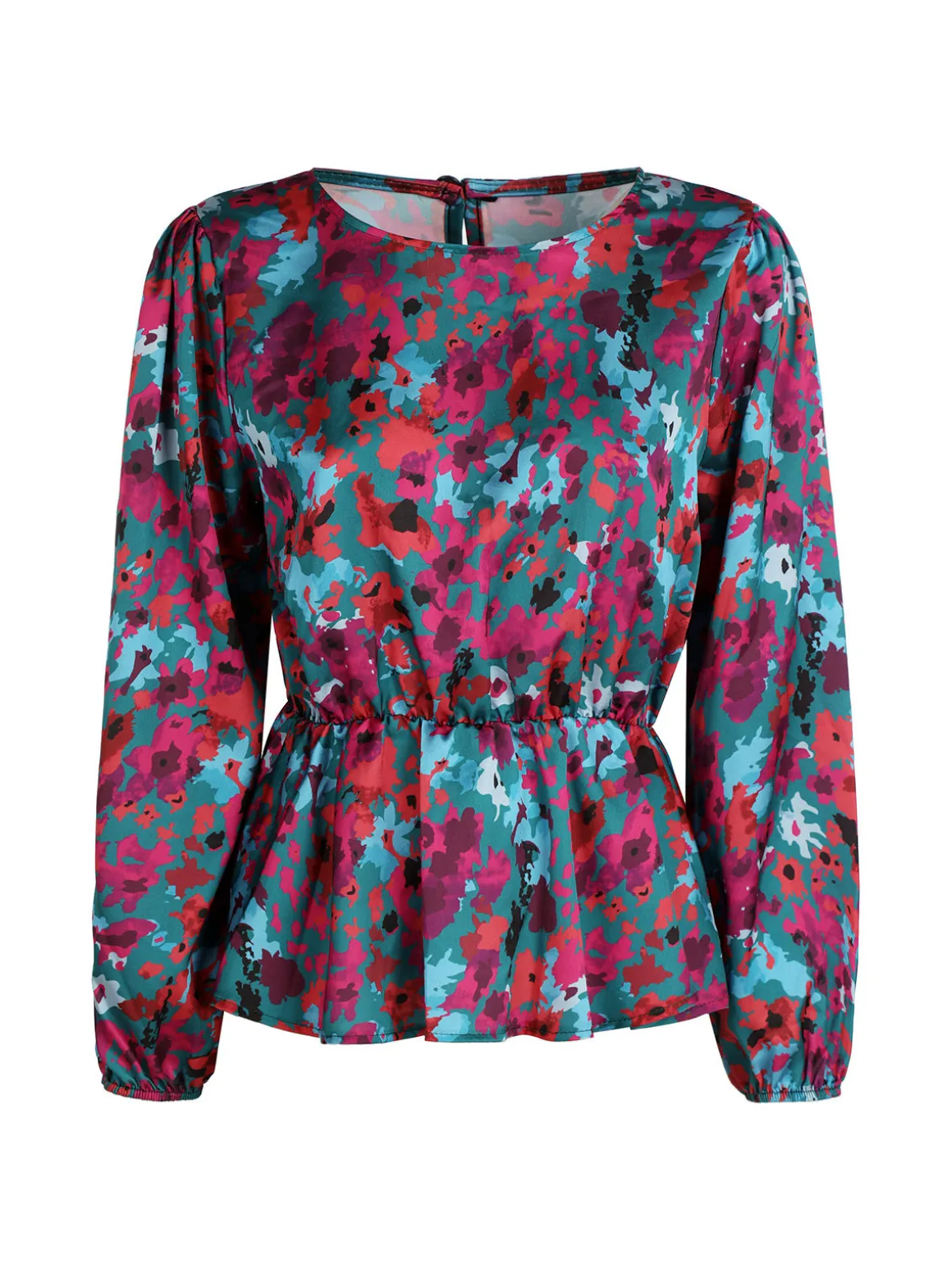 Solada Blusa donna a maniche lunghe con stampa