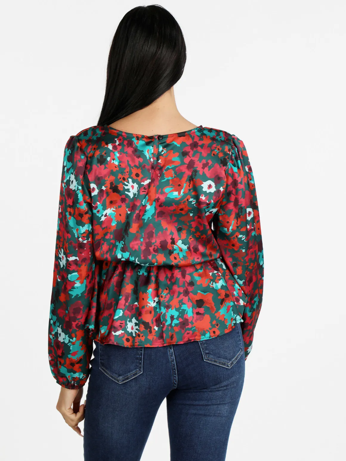 Solada Blusa donna a maniche lunghe con stampa