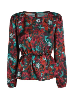 Solada Blusa donna a maniche lunghe con stampa