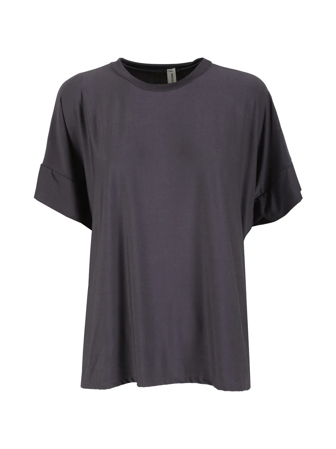 Solada Blusa donna con maniche corte a pipistrello - grigio