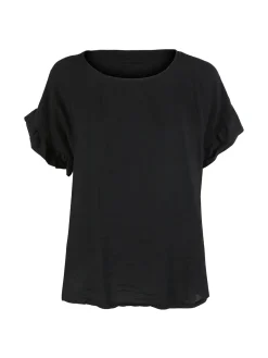 Solada Blusa donna con maniche corte a volant