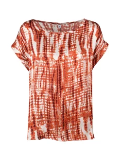 Solada Blusa donna con stampe a maniche corte
