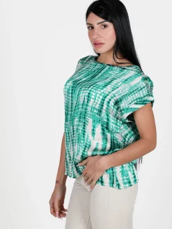 Solada Blusa donna con stampe a maniche corte