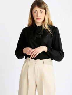 Solada Blusa donna effetto raso