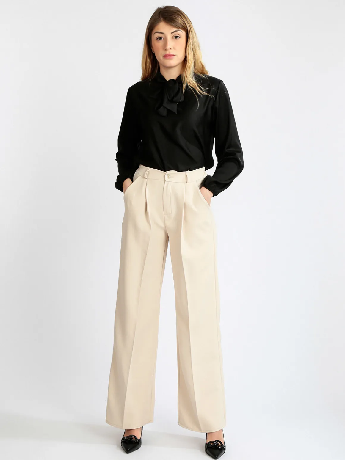 Solada Blusa donna effetto raso