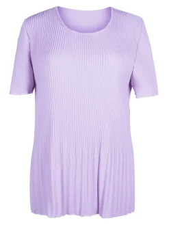 Solada Blusa donna plissettata taglie comode