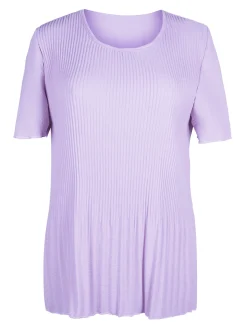 Solada Blusa donna plissettata taglie comode