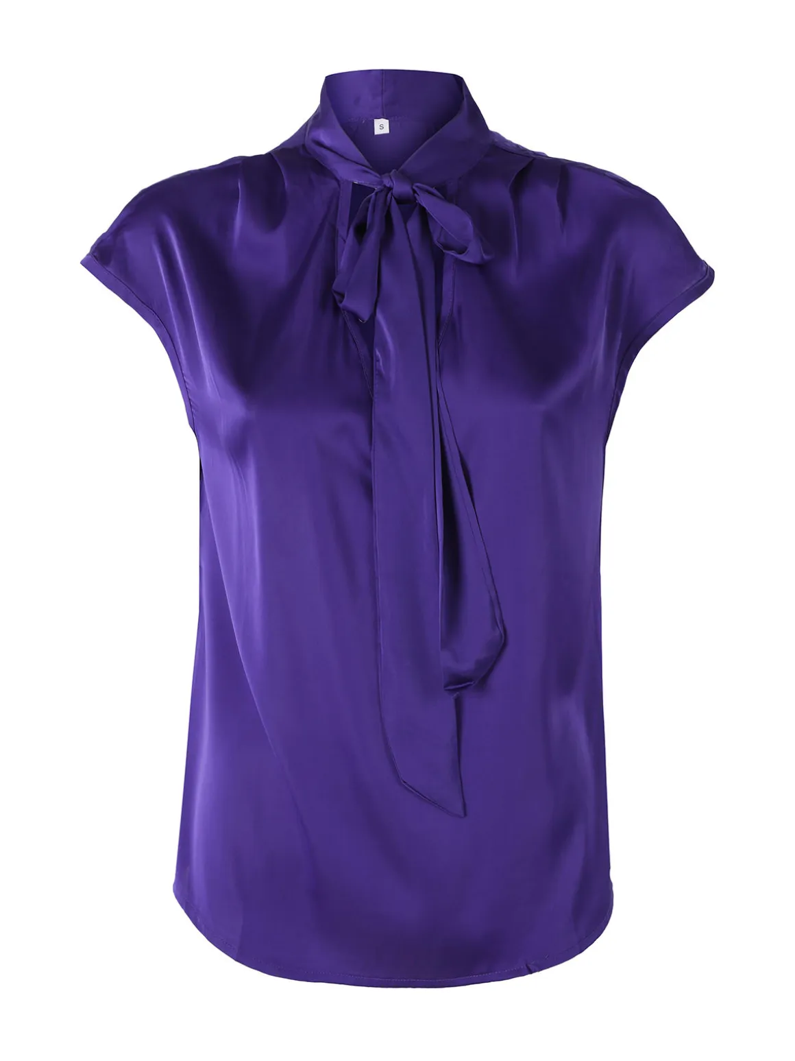 Solada Blusa donna senza maniche con scollo a V profondo - viola