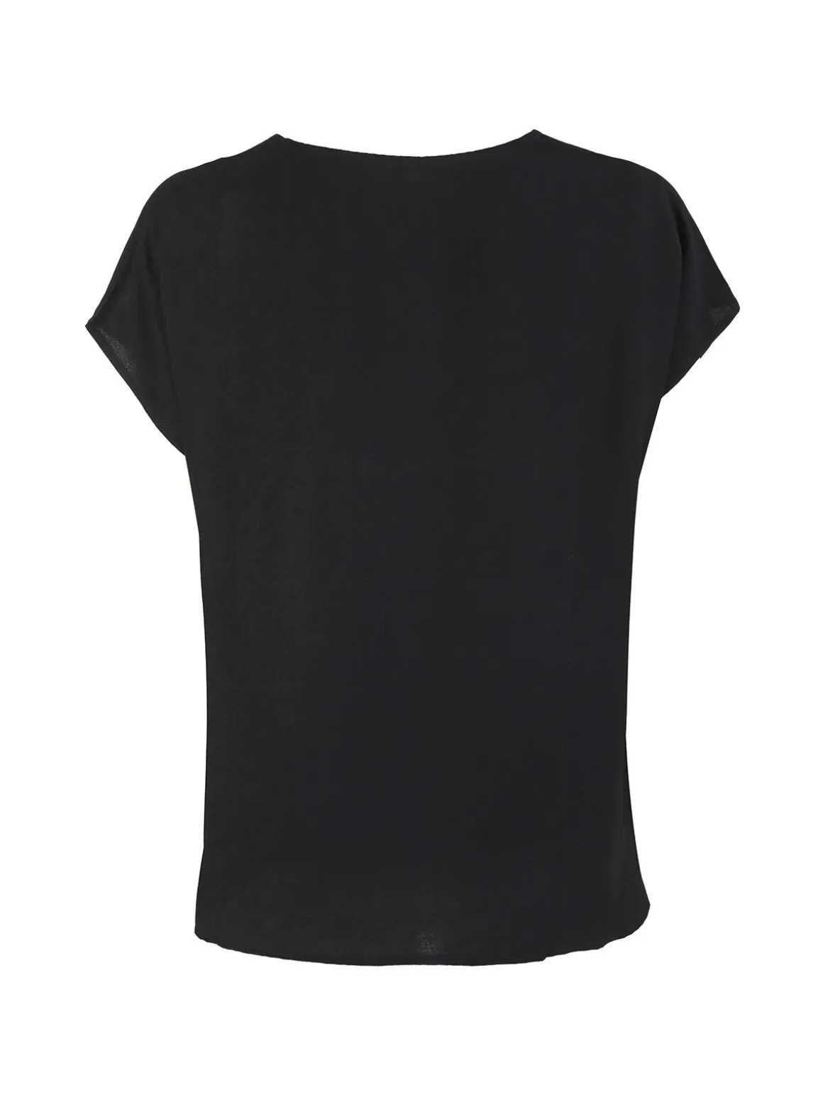 Solada Blusa donna senza maniche con scollo a V - nero