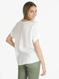 Solada Blusa leggera donna manica corta