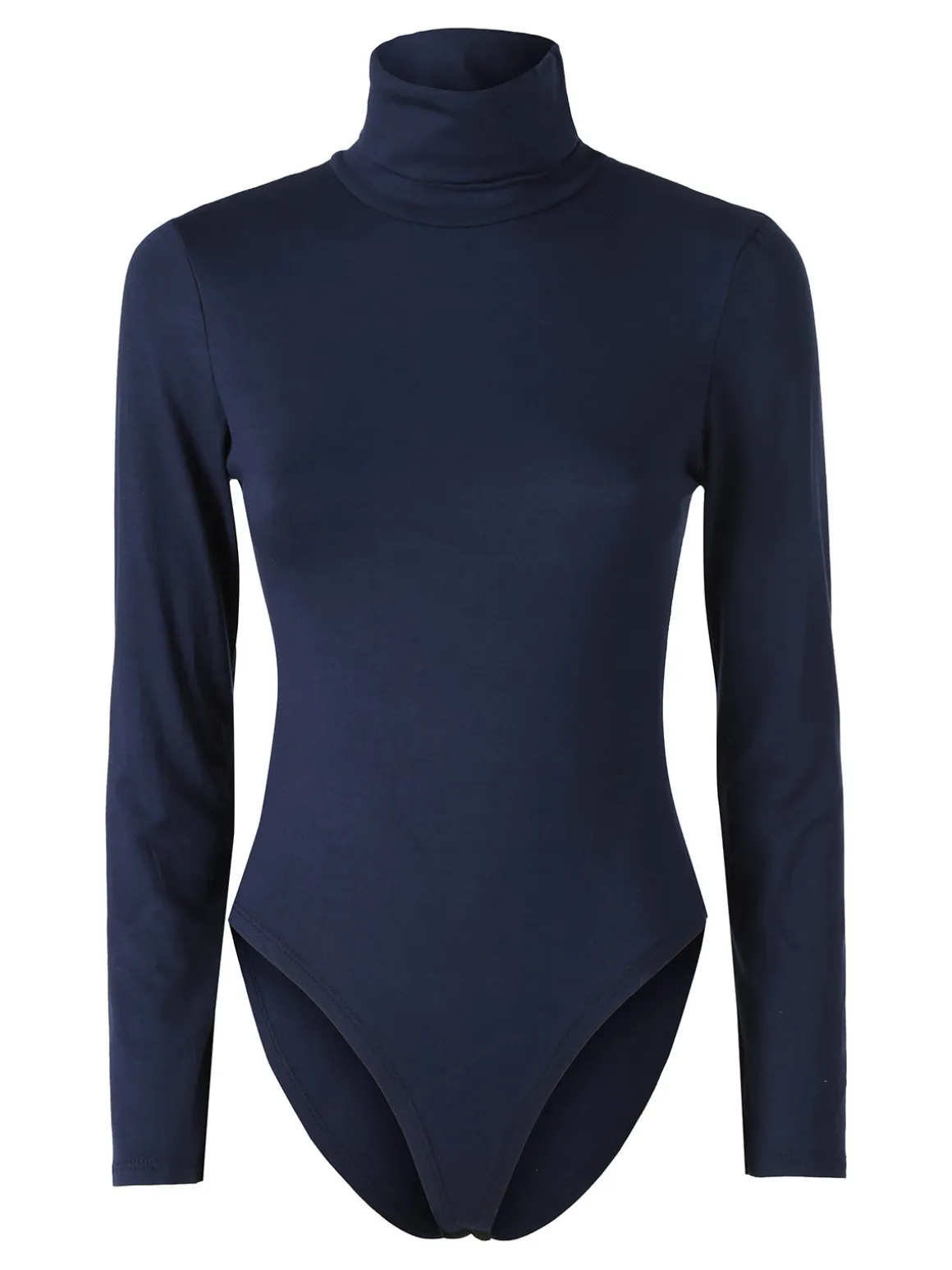 Solada Body dolcevita da donna a maniche lunghe - blu scuro