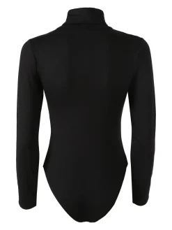 Solada Body dolcevita da donna a maniche lunghe - nero