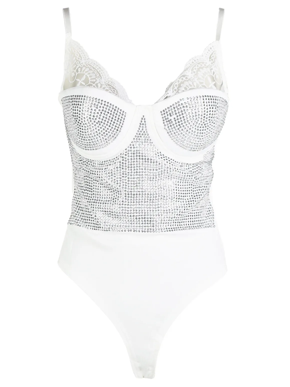 Solada Body donna con strass e coppe imbottite