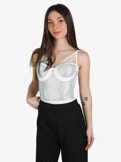 Solada Body donna con strass e coppe imbottite