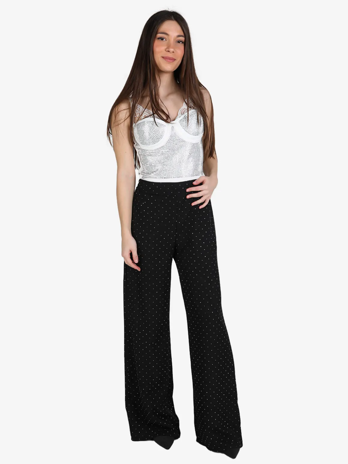Solada Body donna con strass e coppe imbottite