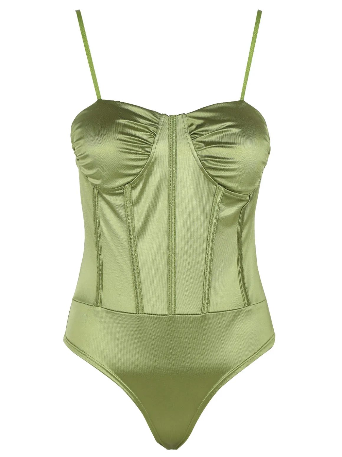 Solada Body donna effetto raso con coppe imbottite
