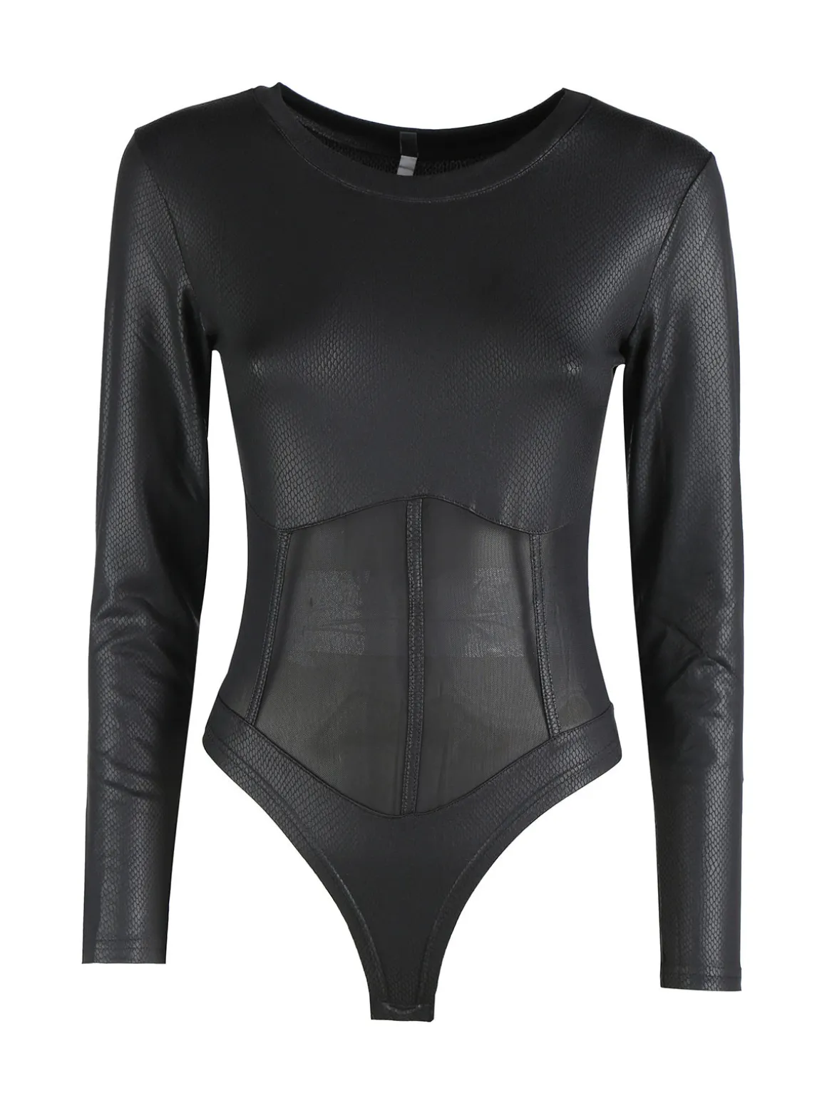 Solada Body donna pitonato a maniche lunghe