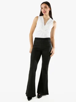 Solada Body donna smanicato con scollo a V - bianco