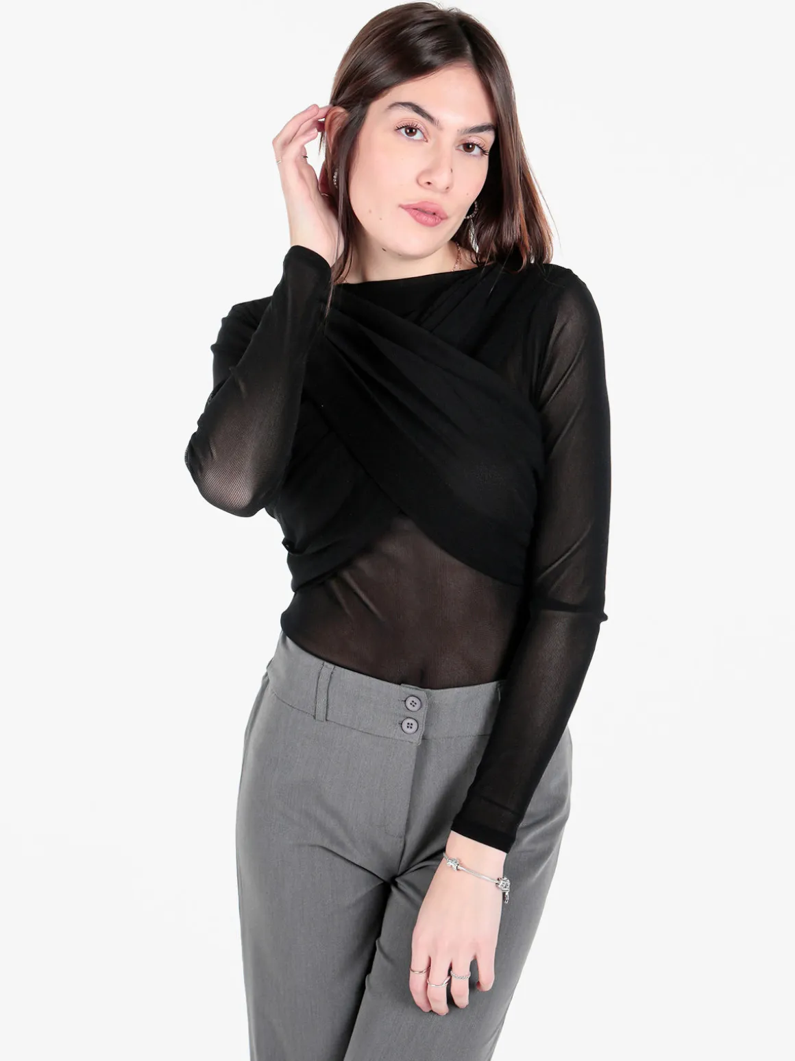 Solada Body donna velato a maniche lunghe