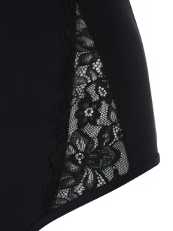 Solada Body intimo donna modellante con dettagli pizzo COPPA B - nero