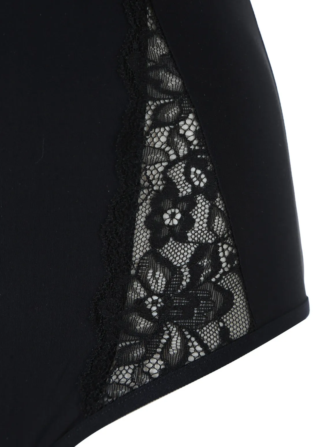 Solada Body intimo donna modellante con dettagli pizzo COPPA B - nero