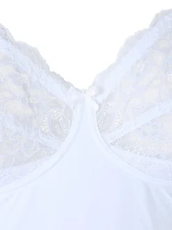 Solada Body intimo donna modellante con dettagli pizzo COPPA B - bianco