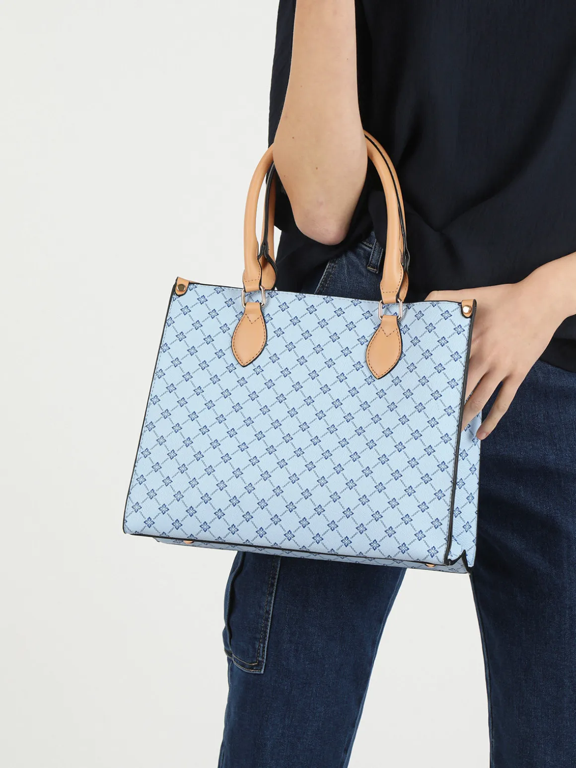 Solada Borsa a mano con stampe