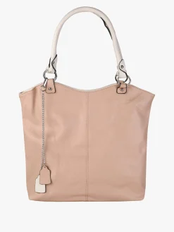 Solada Borsa a spalla da donna in ecopelle - rosa
