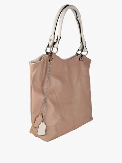 Solada Borsa a spalla da donna in ecopelle - rosa